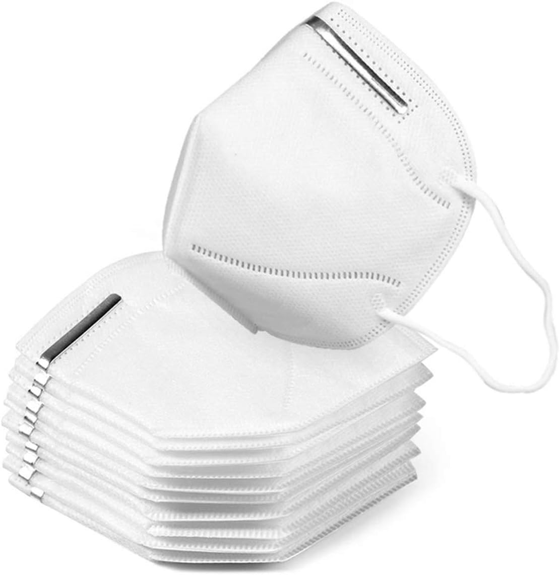 KALUNBS Personal Protective Professional Multi-Purpose 4 Layers of Protection Effective Against fine Airborne Particles, Dusts, Mists and Pollutants 5 PCS