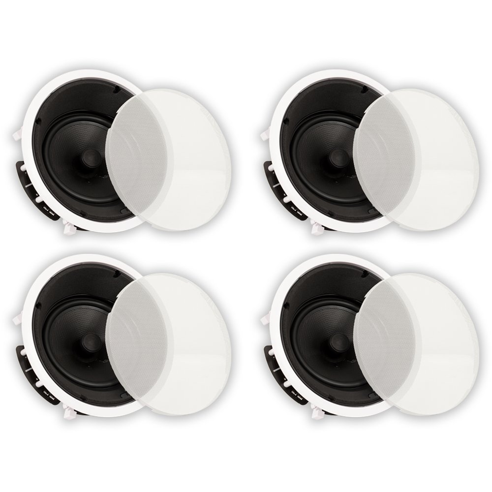 Amazon Com Theater Solutions Ts80a In Ceiling 8 Angled Speakers