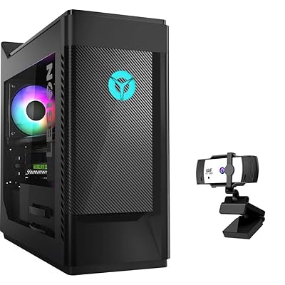 Lenovo Legion Tower 5 Gaming Desktop, 10th Gen Intel Core i5-10400F Processor up to 4.30GHz, GeForce GTX 1650 Super Graphics, 32GB RAM, 1TB PCIe SSD, RGB Light, Win10 Home, KKE 1080P Webcam