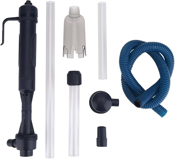 Amazon 水槽 水交換ポンプ 水族館 電動 掃除機 水替え おそうじポンプ クリーニング 水槽 底砂掃除 水換え コケ取り 汚れ取り ろ過 洗浄 掃除 強力 クリーナーポンプ アクアリウム 熱帯魚 淡水魚 海水魚 水草 40cm 95cmまで長さ変更可能 電動水交換ポンプ