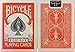 Orange Rider Back Bicycle Playing Cards Poker Size Deck USPCC primary
