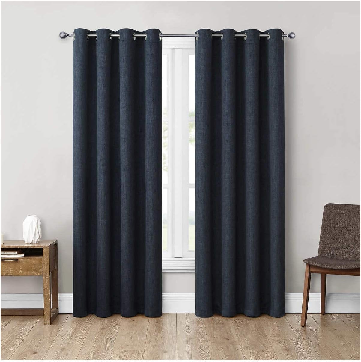 Amazon.com: Eclipse Absolute Zero Curtains, 2-Pack 84 in (Dusk): Home