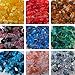 BEAD CONCEPTS ½lb Bulk baed Mix Czech Glass Beads in Assorted Sizes – for All Your Jewelry Making imaginations. - Tourmaline Green