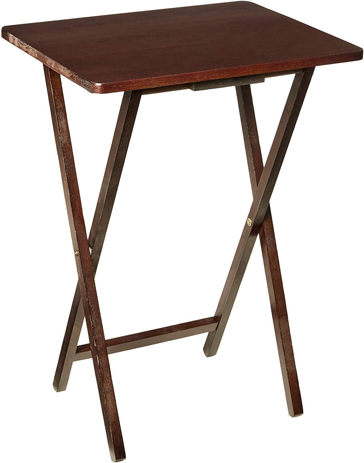 PJ WoodFolding Tv Tray & Snack Table Espresso