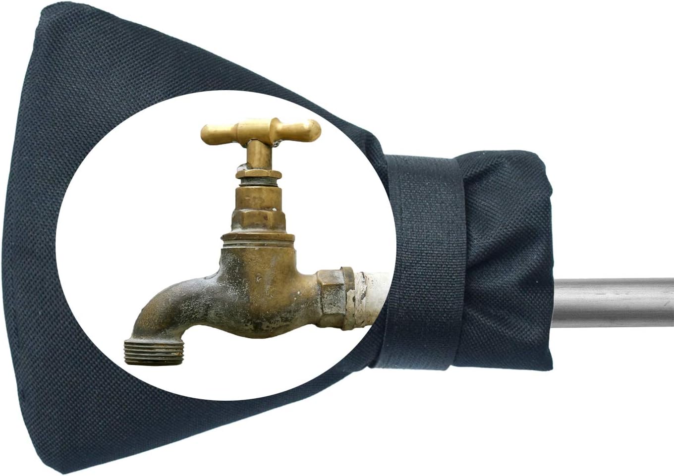 QEES Outdoor Faucet Cover Garden Faucet Socks Reusable Faucet Protector Insulation