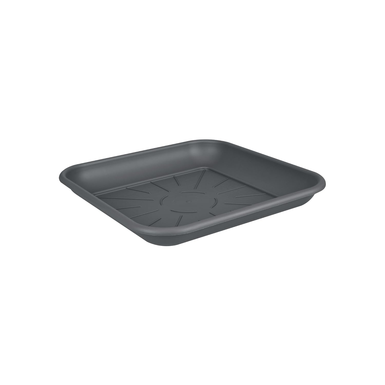 Elho Saucer Square 32 Anthracite Outdoor & Indoor Ø 32.3 x H 4.8 cm Amazon.co.uk Garden
