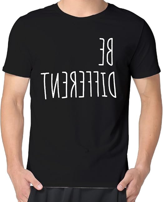 BE DIFFERENT Men Cotton Short Sleeve Graphic Tshirts Amazon.ca