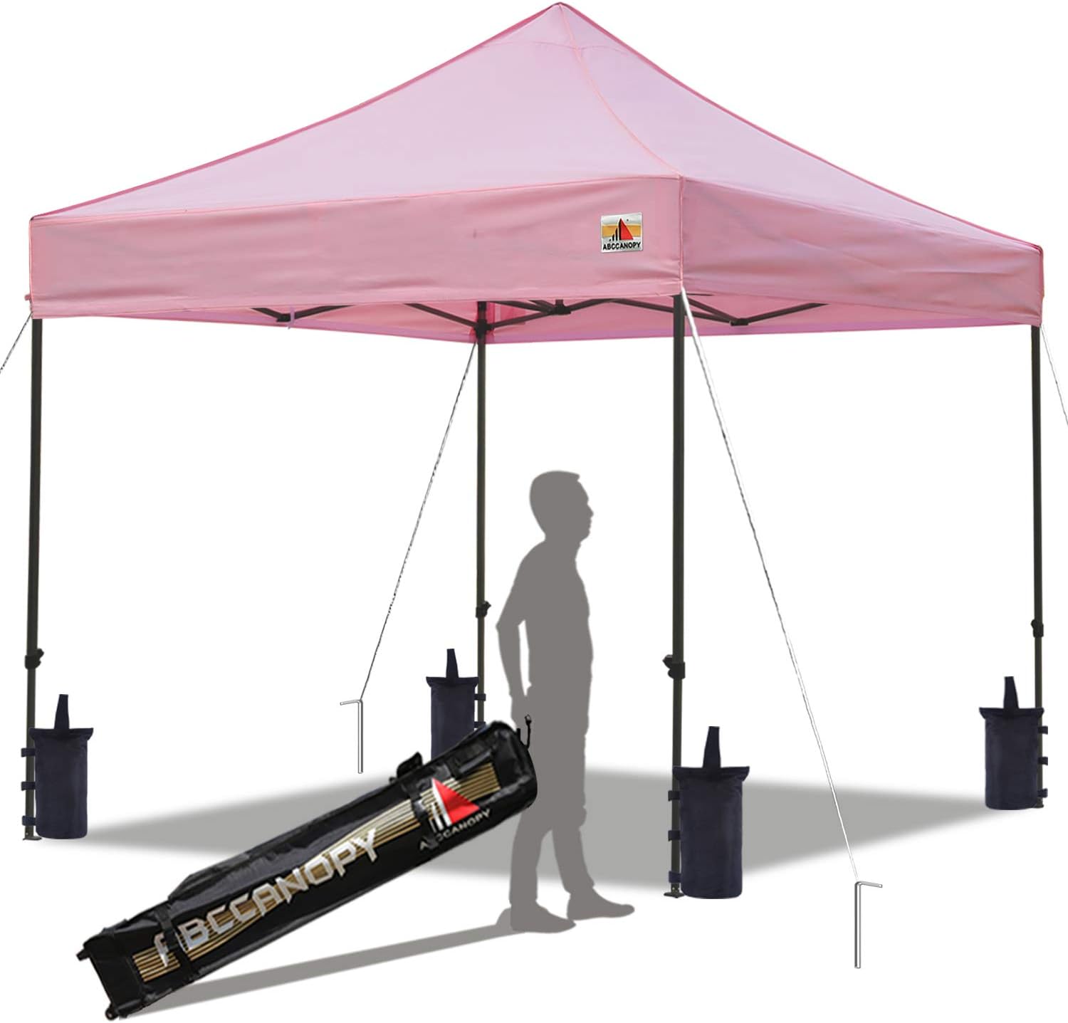 ABCCANOPY Pop up Canopy Tent Commercial Instant Shelter with Wheeled