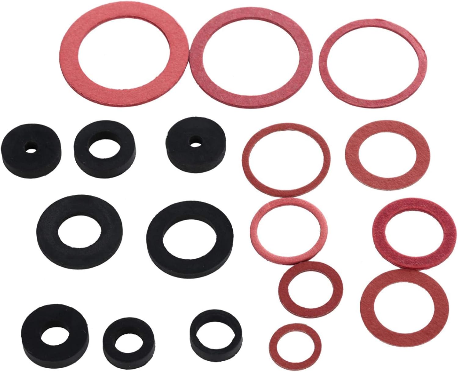 Yosoo Health Gear 141pcs Oring Rubber Washer Assortment, Plumbing