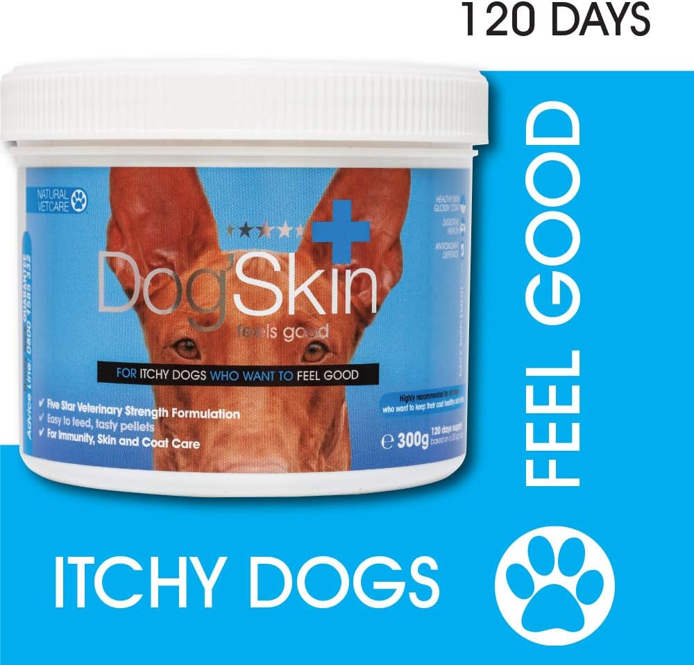 Natural VetCare Dog'Skin Veterinary Strength Skin and Coat Supplement