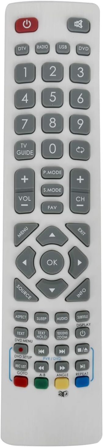 VINABTY SHW/RMC/0105 Remote Control Commander fit for Technika 32F22B-FHD 22E21W-FHD/DVD 24E21B-HDR 24E21B-HDR/DVD 24E21W-HDR/DVD 28E21B-HDR/DVD 32E21B-FHD 32E21B-FHD/DVD 32E21W-FHD/DVD