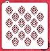 American Confections Flower Cookie Stencil Leaf, Rose, Sunflower - Set of 4