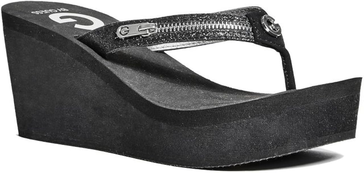 Amazon.com | G by Guess Women's Sarizza Wedge Flip-Flops | Flats