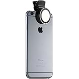 Universal Clip-On Mini LED Light Portable Pocket Spotlight for iPhone, iPad, iPod, Samsung, LG, Motorola, HTC, Nokia, Cell Phones and Tablets Camera Video Light (Black)