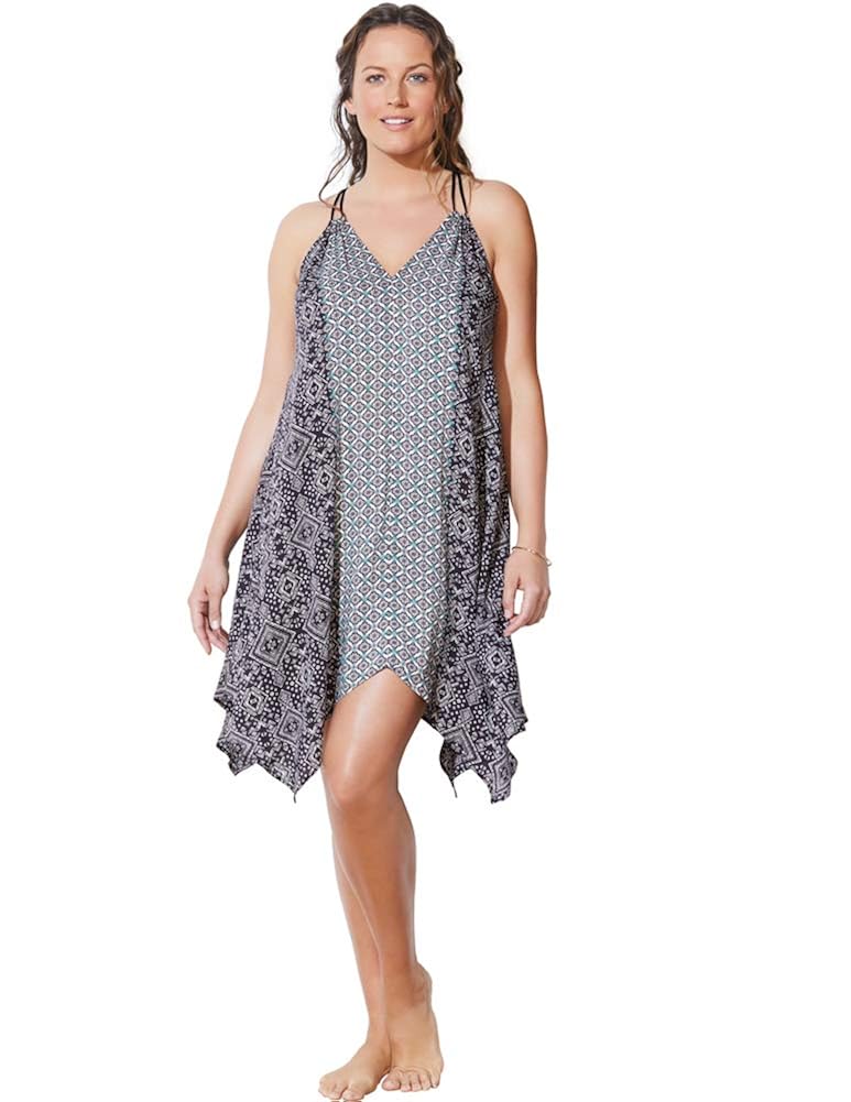 Swimsuits for All Womens Plus Size VNeck Cover Up Dress Shops CoverUps