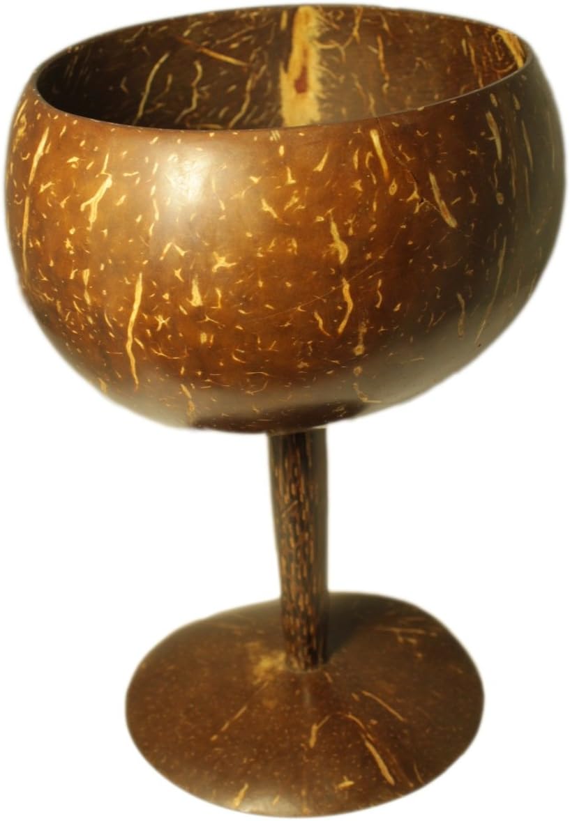 Natural Coconut Wine Glass Drinkware Wine Glasses