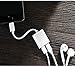Lightning Jack Audio Headphone Adapter for iPhone X 8/8 Plus iPhone 7/7 Plus&ipod&ipad. Dual Earphone Audio Adaptor and Charge Converter[Control Audio+Charge+Music+Call](Support iOS 11 or Later)