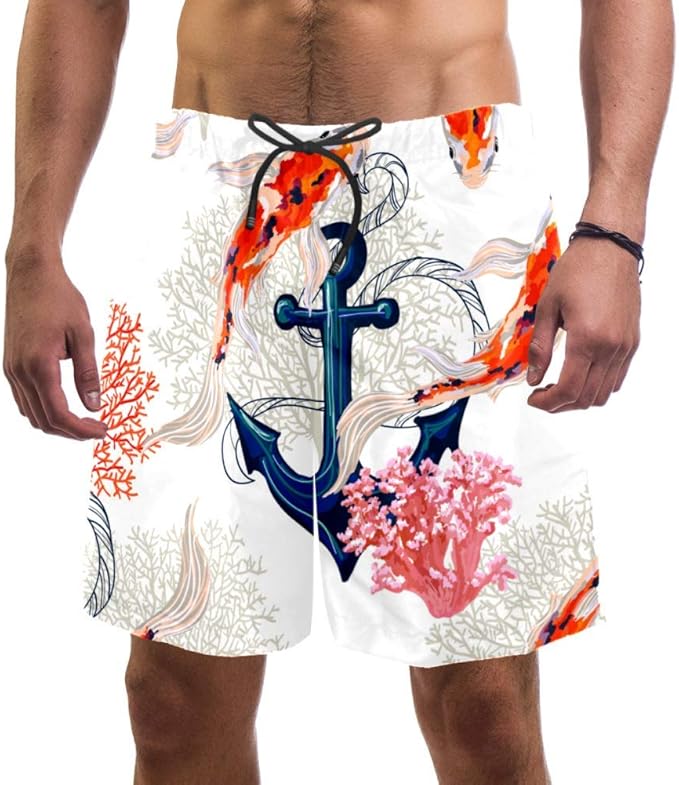 jean short swim trunks