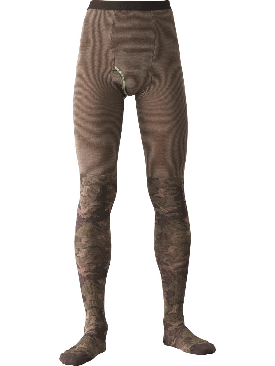 Nplatz Mens Camouflage Pattern Cotton Knit Footed Thermal