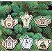 Prima Marketing Christmas Teapot Ornaments Counted Cross Stitch Kit, 3-Inch, Set of 6