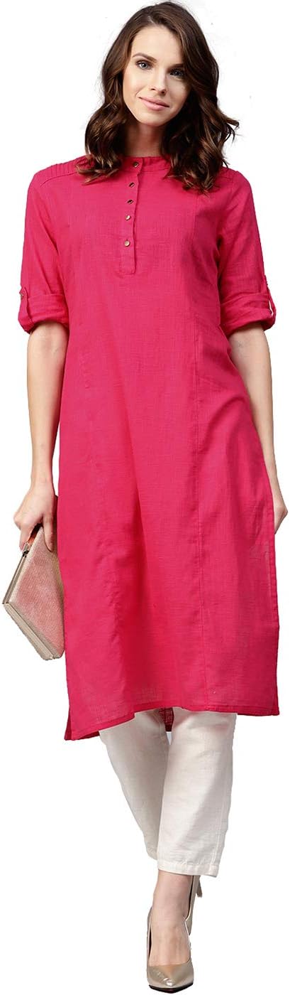 Jaipur Kurti Women's Cotton Straight Kurta