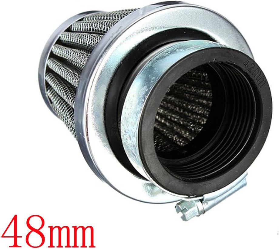 Supmico 48mm Universal Car Motorcycle Motorbike Cone Cold Clean Air Intake Filter Turbo Vent Mushroom Head Cleaner