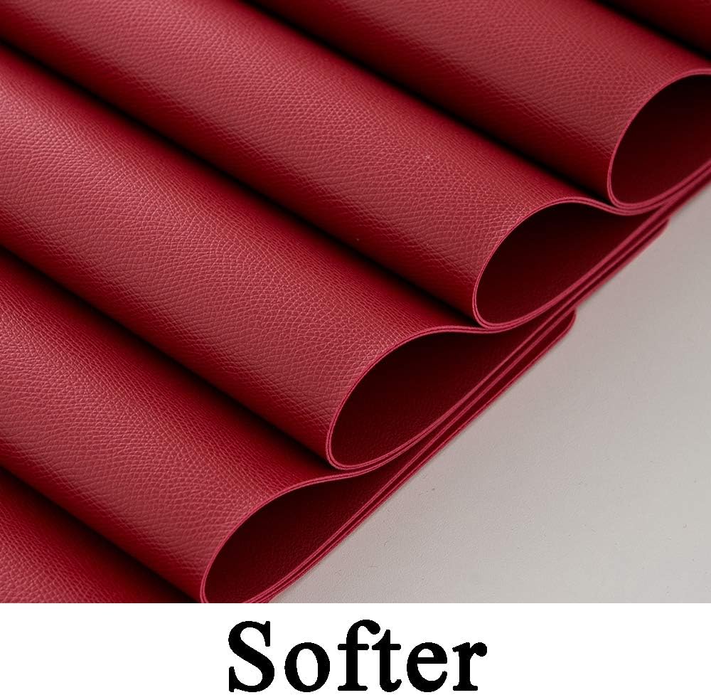 DOLOPL Placemats Red Placemat Leather Table Mats Set of 6 Heat Resistant Easy to Clean Wipeable Waterproof Washable Outdoor Placemats for Kitchen Dining Patio Table: Home & Kitchen
