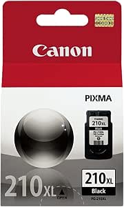 Amazon.com: Canon ChromaLife 100+ PG-210XL Cartucho de tinta negro  (2973B001) : Productos de Oficina