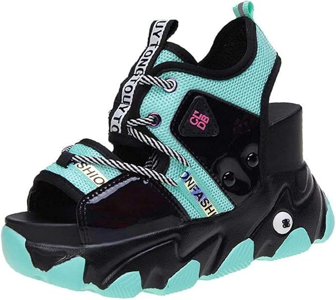 Amazon Co Jp Patypeety厚底スニーカー ウェッジソールサンダル レディース 9cmヒール Ins スニーカーサンダル夏 韓国 スポーツサンダル 涼しい アウトドア ウォーキングシューズ 通気性 軽量 歩きやすい ホワイト レッド グリーン 服 ファッション小物