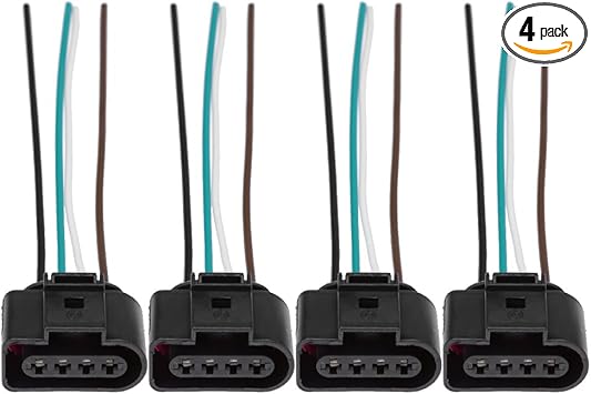 Amazon Com Ignition Coil Wiring Harness Connector Repair Kit Harness Plug For Audi A4 A6 A8 Vw Jetta Passat Rabbit Beetle 2011340 1j0998724 1j0973724 Automotive