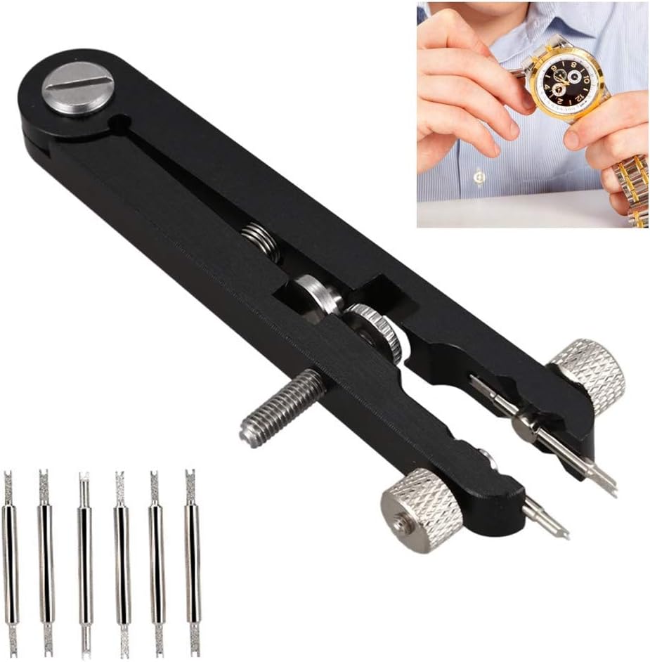 YCDTMY Spring Bar Remover, Remover Replace Removing Pliers Tool Watch Bracelet Spring Bar Standard Plier Hardware Tool Kits,Black: Home Improvement