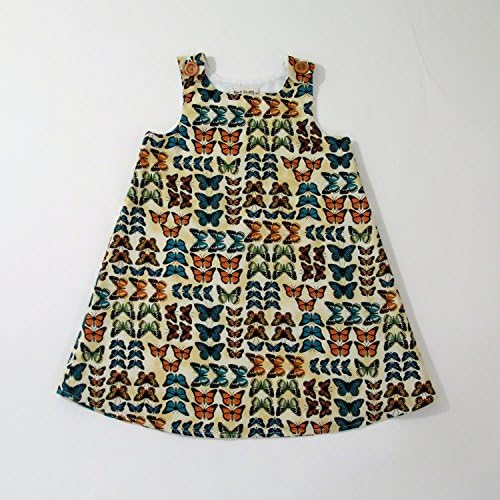 Butterfly Girls Dress, Baby Dress, Toddler Dress, Girls Dresses, Illustrated Butterfly Nature Dress