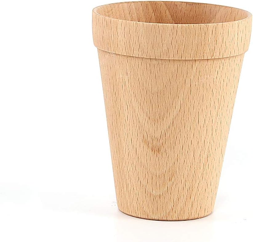 BHYDRY Japanese Tea Cups Wooden Coffee Thermal Insulation Health Gift (One Size,D)