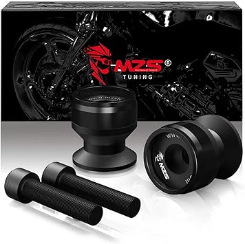 Amazon Com Mzs 10mm Swingarm Spools Universal Motorcycle M10 Sliders Stand Cnc Black Compatible With Ninja 250r 300r 400r 650r 750r Z250 Zx6r Zx10r Zzr600 Duke 125 200 390 690 790 Rc125