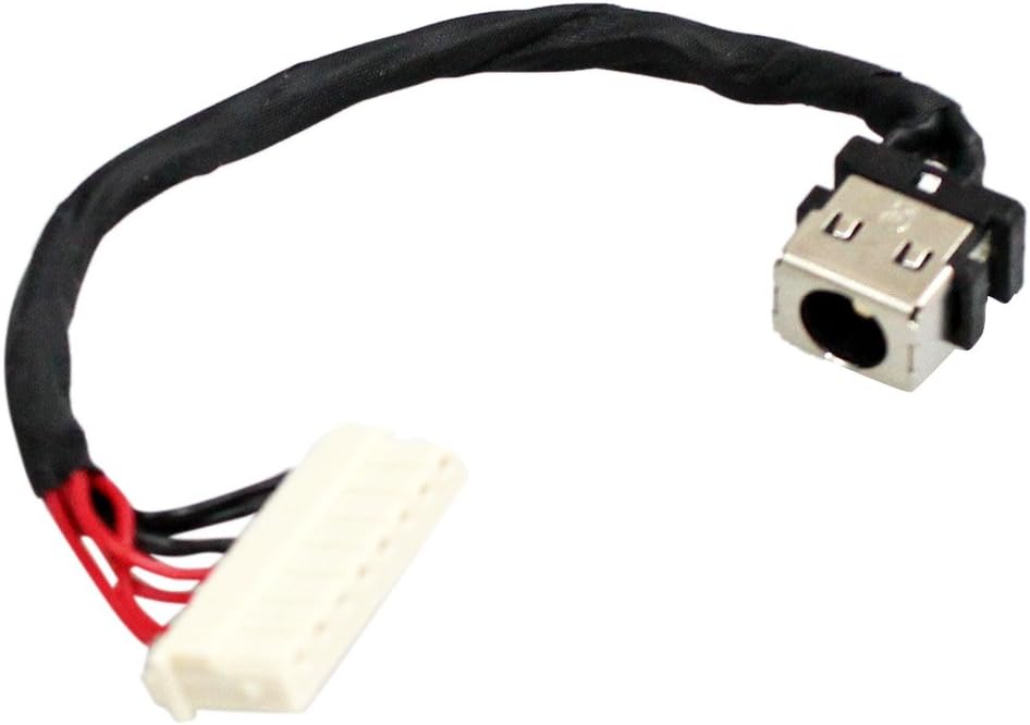ZAHARA DC POWER JACK W/CABLE CONNECTOR Replacement for Asus GL503 FX503 GL703, Black - Image 3