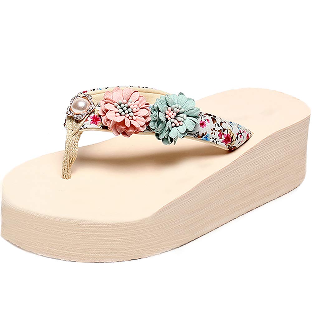 platform beach sandals