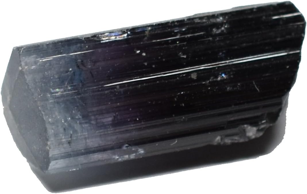 Blue Tourmaline Rough & Transparent Gemstone Crystal 9 Carat