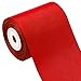 Laribbons 3 Inch Wide Solid Color Grosgrain Ribbon - 10 Yard/Spool (Red)