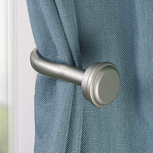 Decopolitan Cap Curtain Holdback, Nickel - //medicalbooks.filipinodoctors.org