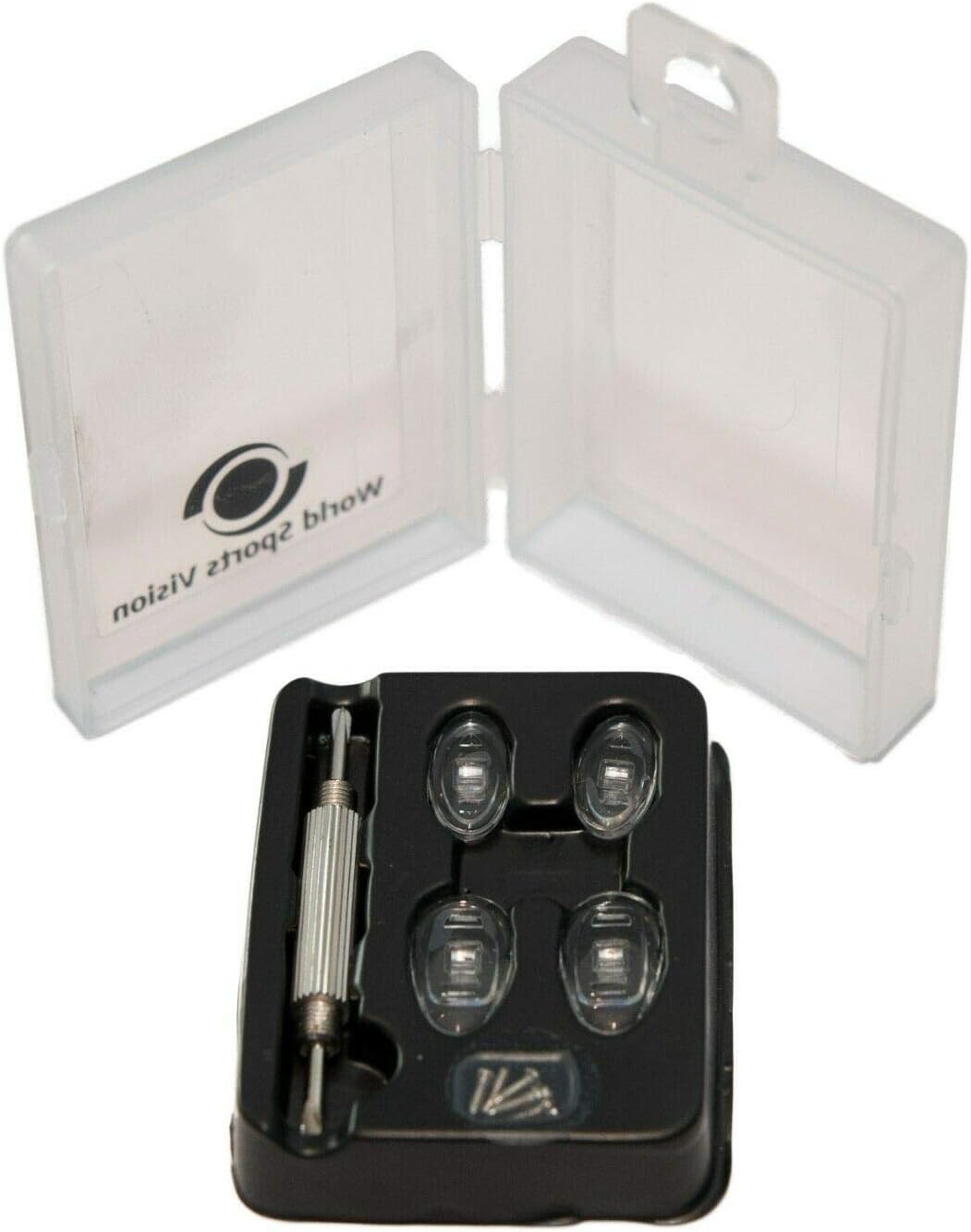 Eyeglass Repair Kit for Screw Nose Pads for Eyeglass Frames Flat Head Glasses/Screwdrivers 6 Screws and 2 works of 2 Inner Tube Nose Pads - Image 5