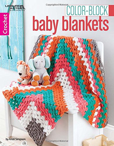 Color-block blankets | crochet | leisure arts (7104)