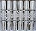 Caspari Falling Snow Celebration Crackers with Luxury Embellishments, Box of 6