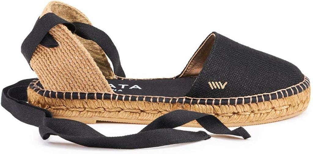 flat espadrilles with ankle ties