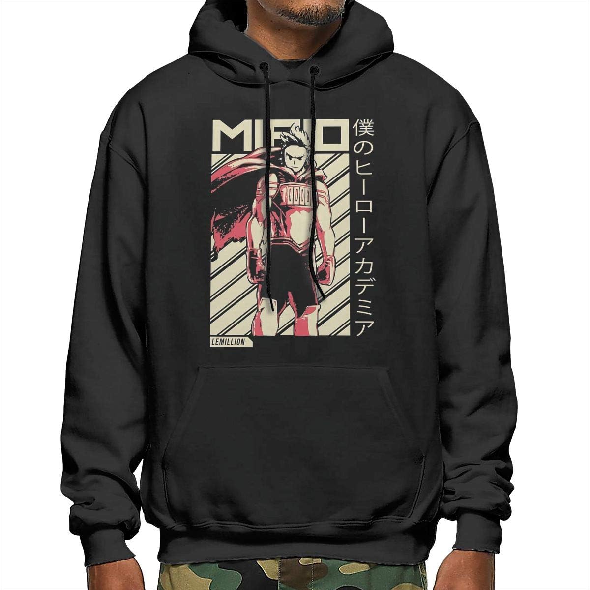 Mirio Togata Lemillion My Hero Academia Anime Mans Fashion Athletic Hoodies Sport Pullover Sweatshirt