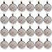 Dcatcher 24 PCS Bezel Pendant Trays Round Cabochon Settings Trays Pendant Blanks, 25mm Diameter, Silver
