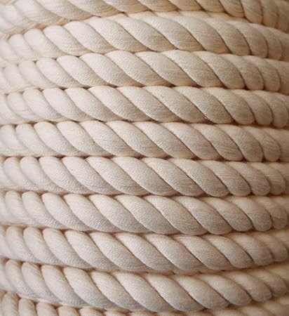 Großhandel für Schneiderbedarf 3 m Baumwollkordel 10 mm beige