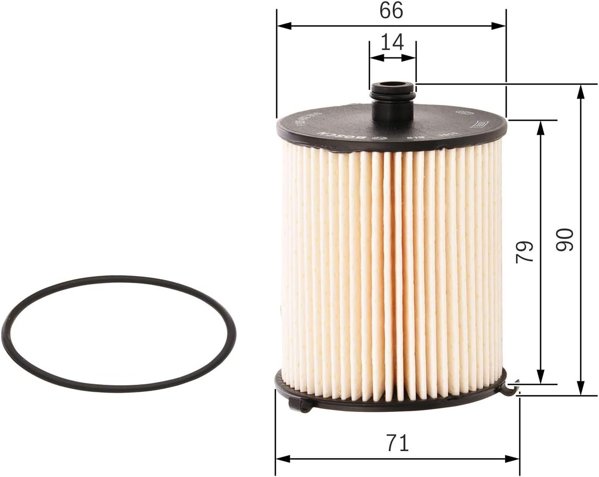 Bosch N2809 Car Diesel Filter - Separates Particles and Water from Fuel - Protects the Injection System - Image 3