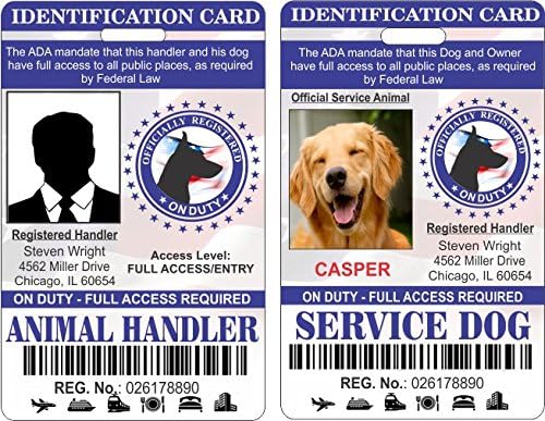 2-Piece Animal &amp; Owner Service Identification
