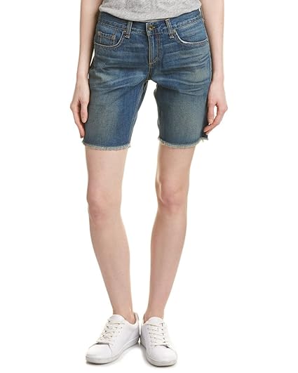 womens denim walking shorts
