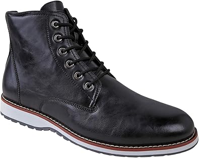 aldo black boots men